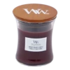 Woodwick Smoked Walnut & Maple Mini Candle - Geurkaars -Woondecoratie Winkel woodwick smoked walnut maple mini candle geurkaars 1 1
