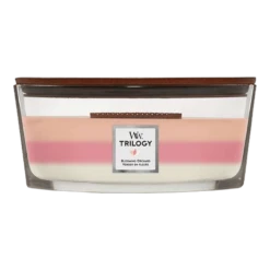 Woodwick Trilogy Blooming Orchard Ellipse Candle - Geurkaars