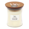 Woodwick White Tea & Jasmine Medium Candle - Geurkaars -Woondecoratie Winkel woodwick white tea jasmine m candle geurskaars 1 3