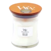 Woodwick White Teak Medium Candle - Geurkaars -Woondecoratie Winkel woodwick white teak medium candle geurskaars 1 4