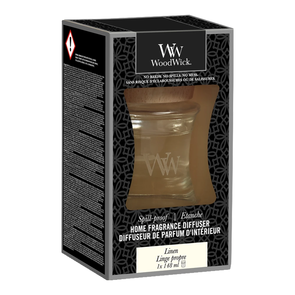 WoodWick WW Linen Home Fragrance Diffuser 4 WoodWick WW Linen Home Fragrance Diffuser - Afbeelding 2
